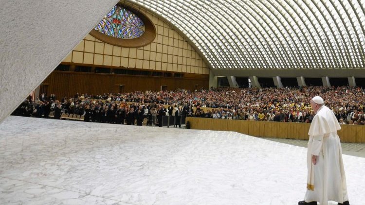 Papa Francesco all'udienza generale