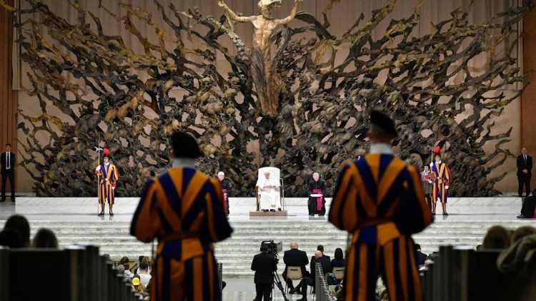 Der Papst bei der Generalaudienz am letzten Mittwoch