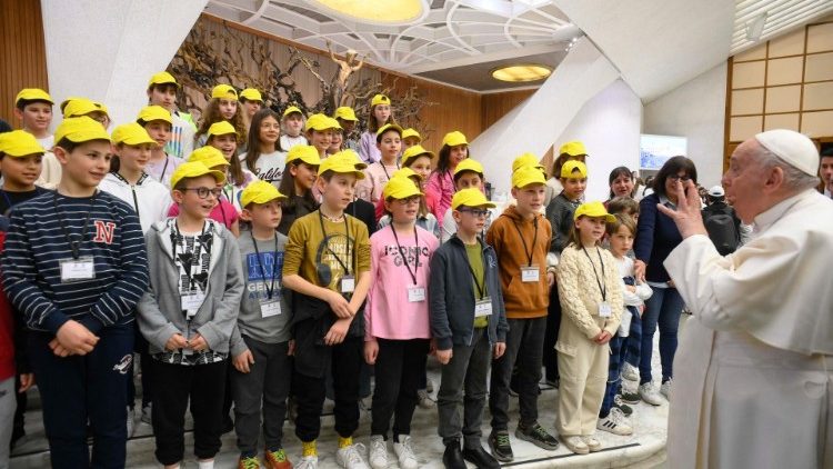 Zarándokok egy csoportjával 