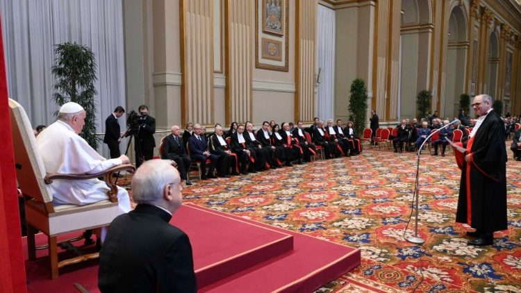 Pope Francis at the inauguration of the 94th Judicial Year in the Vatican