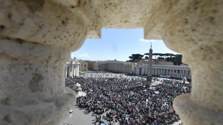 Plaza de San Pedro en el Vaticano