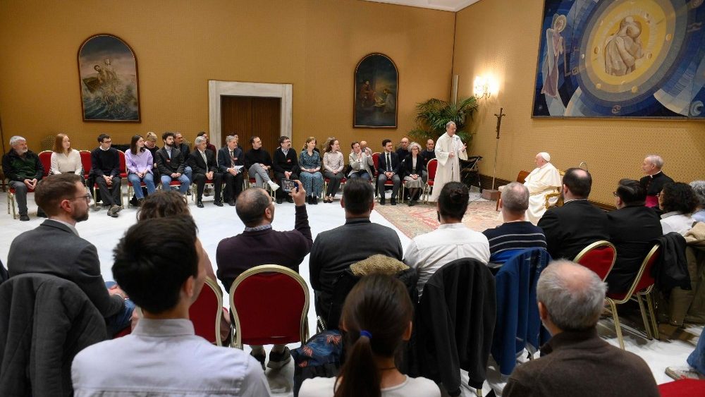 A audincia privada com Francisco