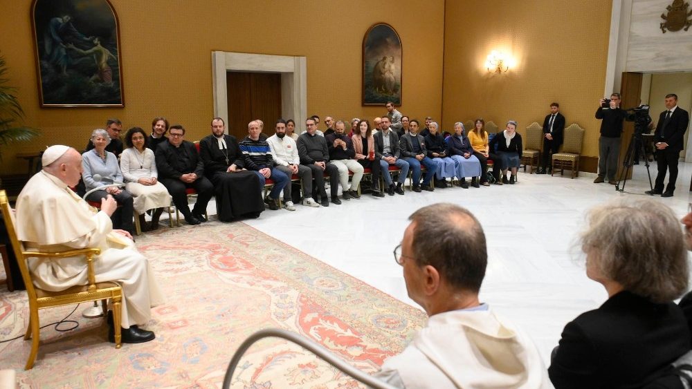 A audincia privada com Francisco
