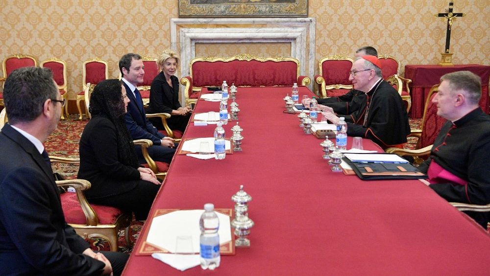 2023.03.20 Le loro Eccellenze Maria Luisa Berti e Manuel Ciavatta, Capitani Reggenti della Repubblica di San Marino