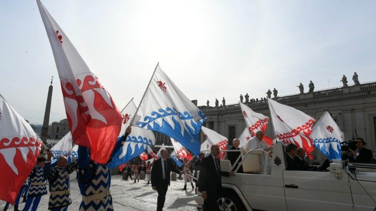 Die Generalaudienz mit Papst Franziskus