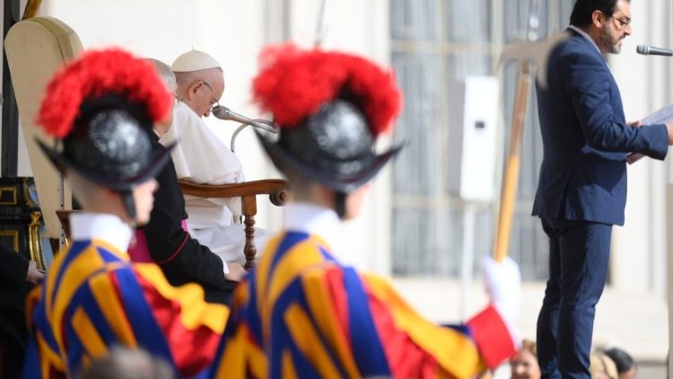 Die Generalaudienz mit Papst Franziskus