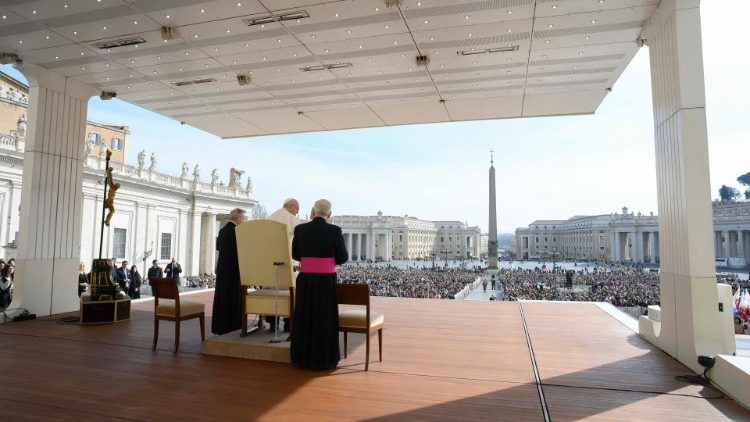 Die Generalaudienz mit Papst Franziskus