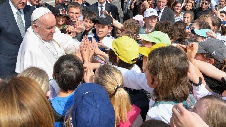 Die Generalaudienz mit Papst Franziskus