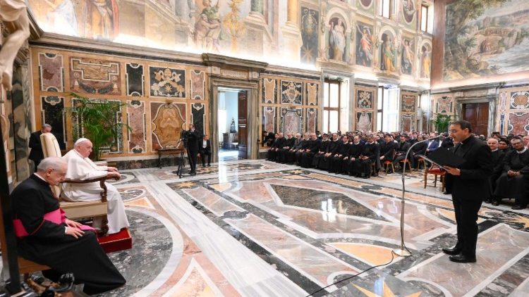 Udienza di Papa Francesco ai membri della Pontificia Accademia Alfonsiana