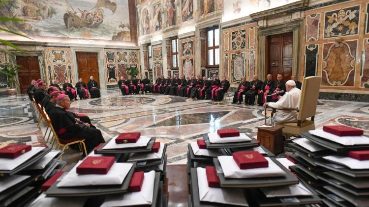 Audiencia del Papa a los Obispos colombianos