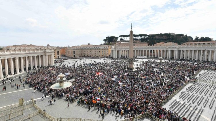 St Peter's Square from above