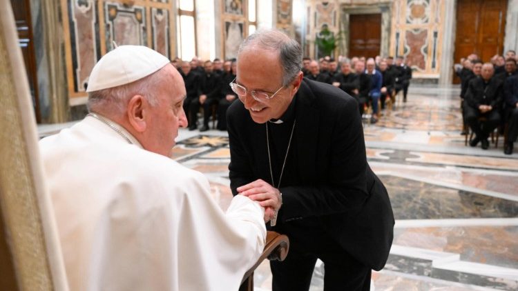 Kalábria szeminaristái a Szentatyánál