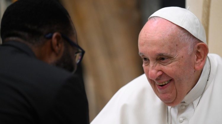 Le Pape François et les séminaristes de Calabre, le 27 mars 2023