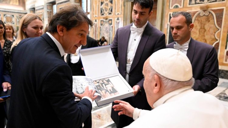 MAP Francis meeting executives and employees of the Italian National Institute of Social Security (INPS)