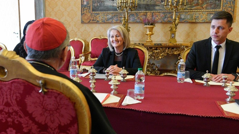 2023.04.03 S.E. la Signora Borjana Kristo, Presidente del Consiglio dei Ministri di Bosnia ed Erzegovina