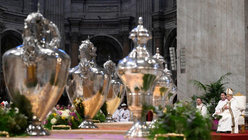Messe chrismale, jeudi 6 avril 2023, Basilique Saint-Pierre