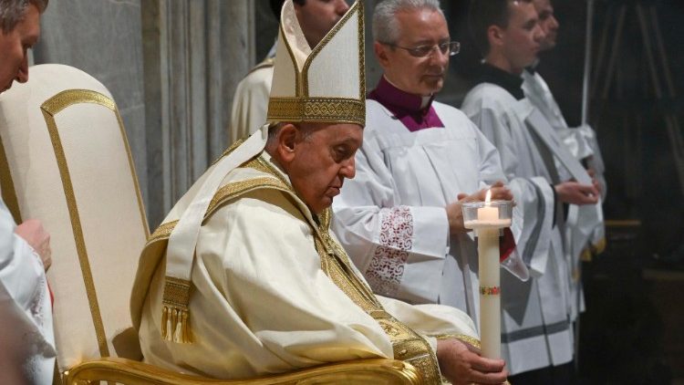 Easter Vigil in the Holy Night of Easter, Saint Peter's Basilica