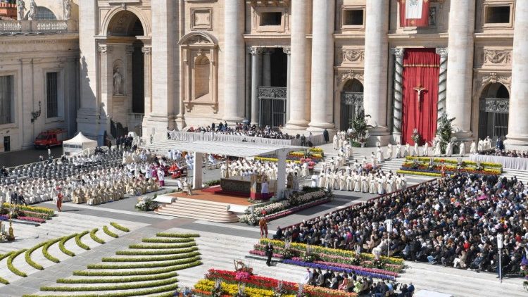 Pope Francis at Mass