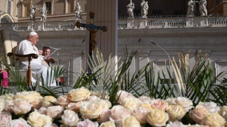 Papa Francisco durante a Audincia Geral