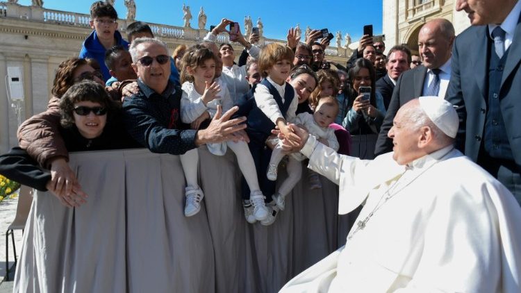 Papst Franziskus an diesem Mittwoch