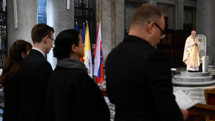 Un altro momento delle celebrazione a Santa Maria Maggiore