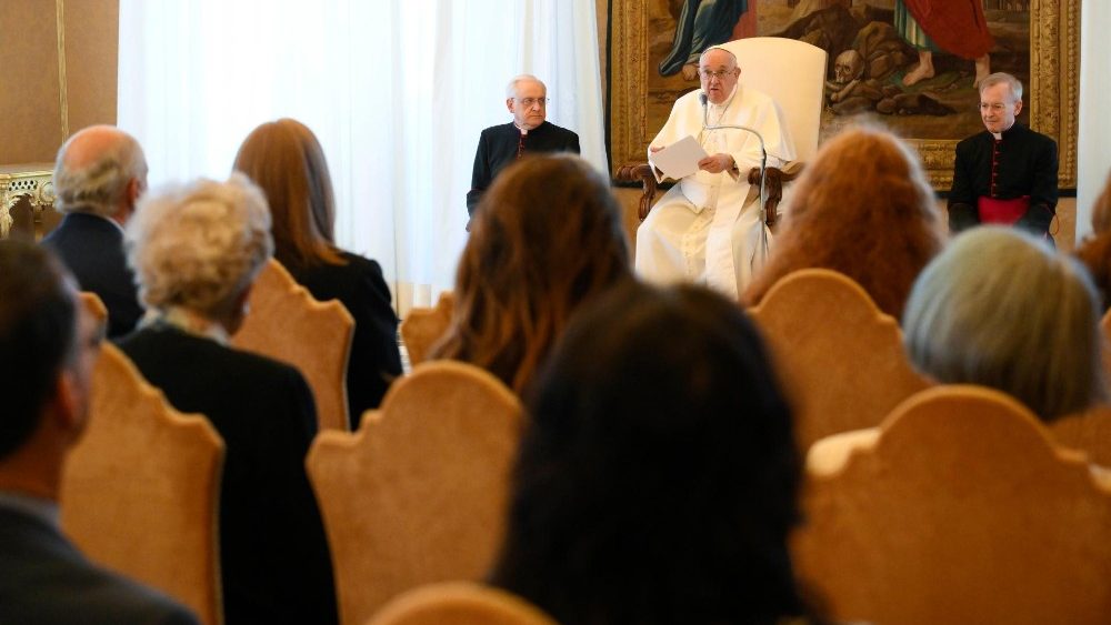 Encontro do Papa Francisco com os membros da Papal Foundation