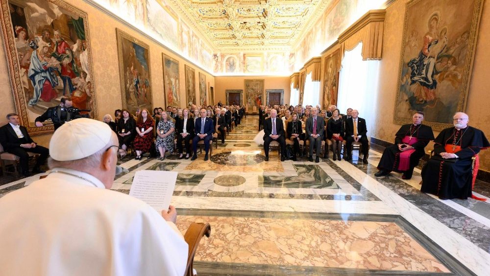 Encontro do Papa Francisco com os membros da Papal Foundation