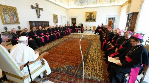 El Papa encontró a los Obispos de Colombia en un clima de libertad interior
