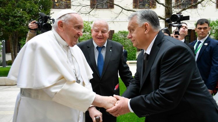 Pape? Fran?i?ek in Viktor Orban
