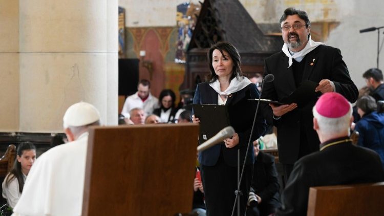 I coniugi Zoltán Kunszabó e Anna Pataki