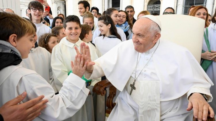 File photo of MAP Francis with young people