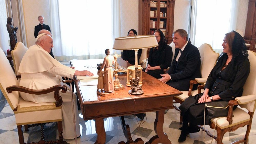 A audincia com o Papa no Vaticano