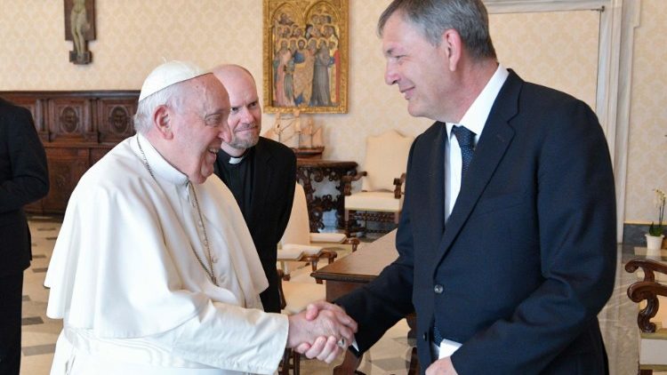 Philippe Lazzarini with MAP Francis