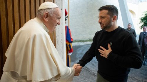  Le Pape François a reçu le président ukrainien Volodymyr Zelensky 