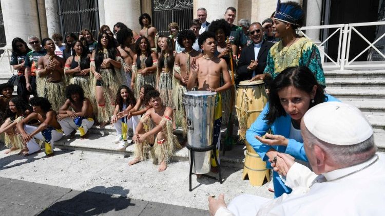 The Capoeira performers and MAP Francis