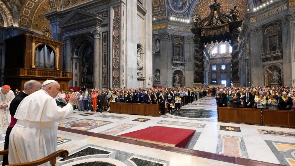 Audincia foi na Baslica Vaticana