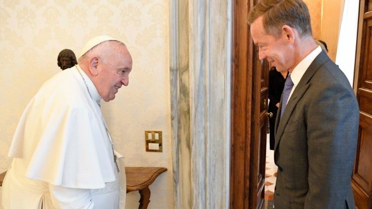 El Papa ha recibido esta mañana a Christopher John Kempczinski, presidente de McDonald's Corporation