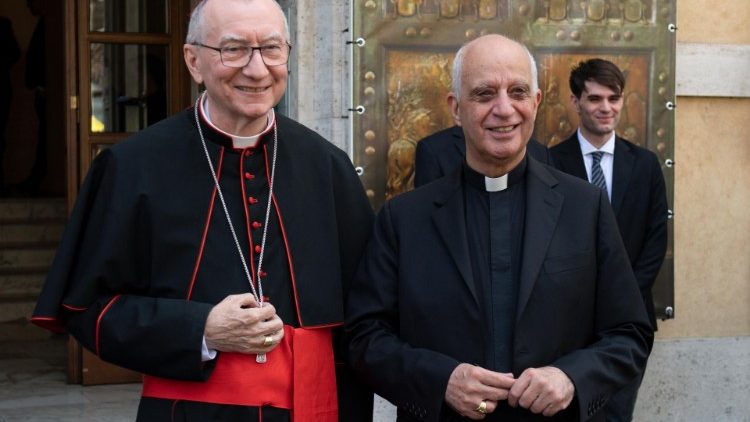 Parolin e Fisichella