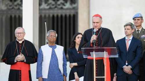 Wortlaut: Papst an ?Welttreffen für menschliche Geschwisterlichkeit