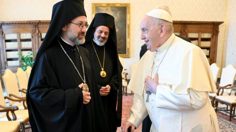 A moment of fraternal sharing