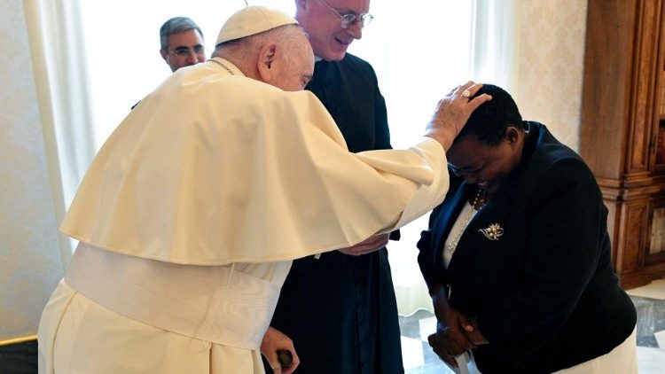 MAP Francis blesses Ms. Robinah Nabbanja, Prime Minister of Uganda