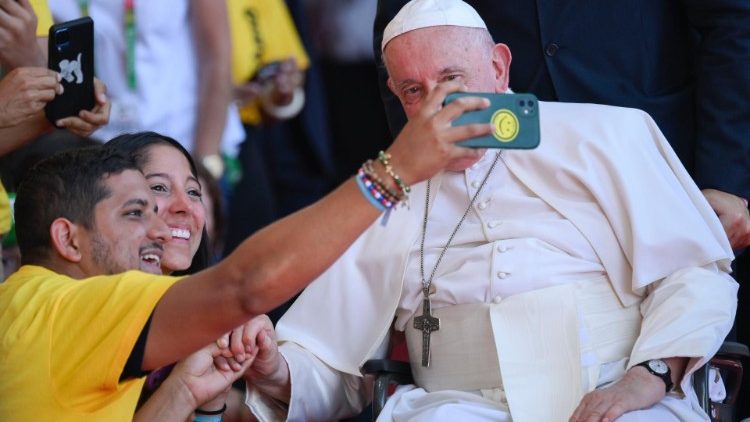 L'incontro del Papa con i volontari del Gmg