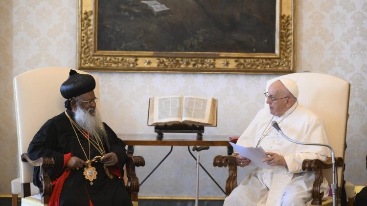 His Holiness Baselios Marthoma Mathews III together with MAP Francis