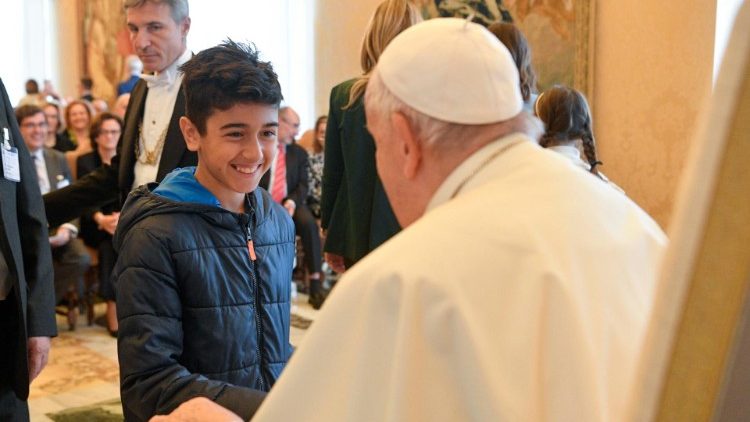 Un momento dell'incontro del Papa con i partecipanti alla General Assembly dell'Epa
