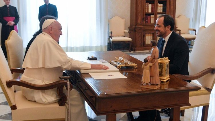 MAP Francis and President Christodoulides