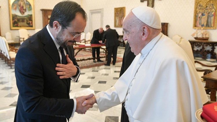 Il presidente della Repubblica di Cipro ricevuto in udienza da Papa Francesco