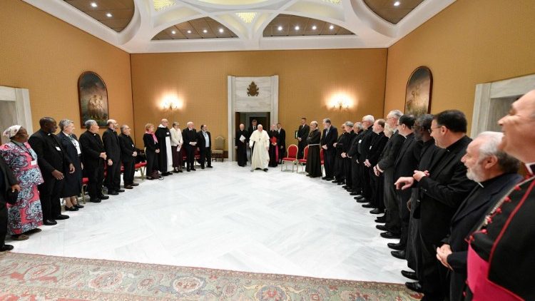 L'udienza con i membri della Commissione Teologica Internazionale