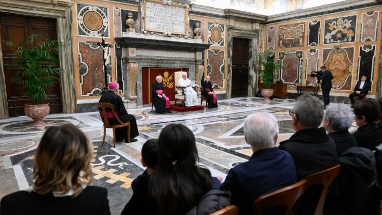 L'udienza del Papa alla delegazione dell'Aeronautica militare