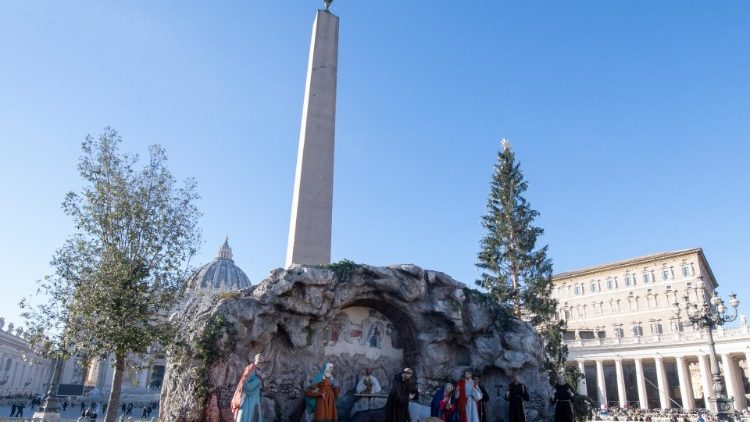 Veduta d'insieme del presepe 