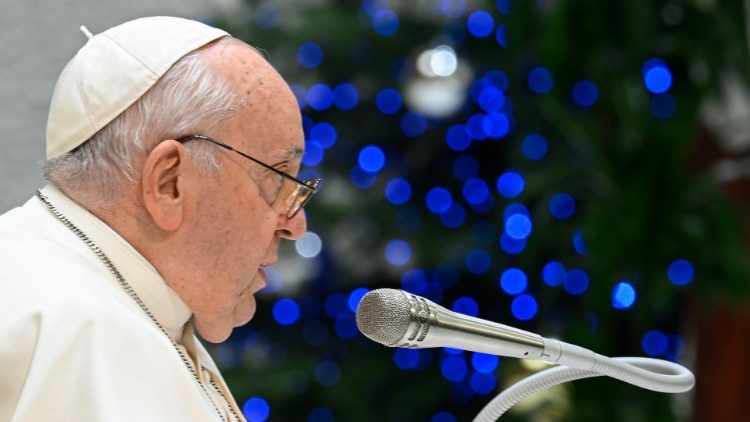 En la catequesis de este mircoles 20 de diciembre, el Papa habl sobre el pesebre de Greccio como "escuela de sobriedad y alegra". 